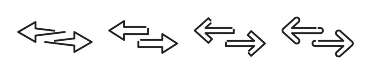 Swap arrow. Swap. Arrows symbol. Vector illustration
