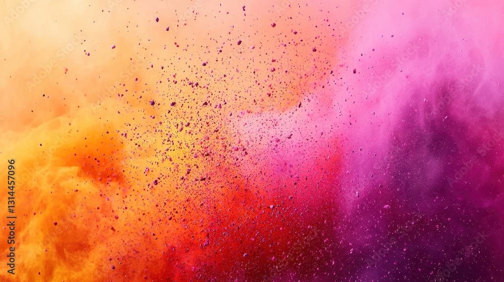 Aufkleber vibrant abstract background with colorful splashes and texture