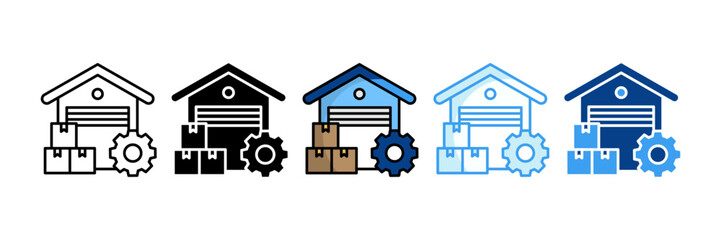 Inventory Management  Icon Element For Design