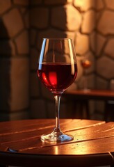 vibrant glass rich red wine stunning reflection capturing light depth captivating visual experience, alcohol, aroma, beverage, cocktail, community, decor