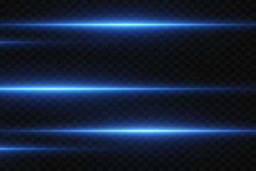 Neon lines, light effect and flash. Laser beam speed.