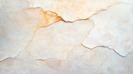 Textured wall with cracks and warm tones, showcasing natural beauty.