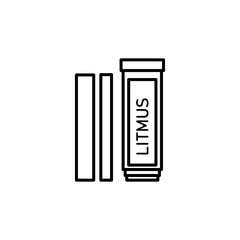 Litmus Paper line icon