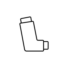 Inhalator line icon