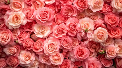 Obraz premium Elegant Pink Roses Background for Designers