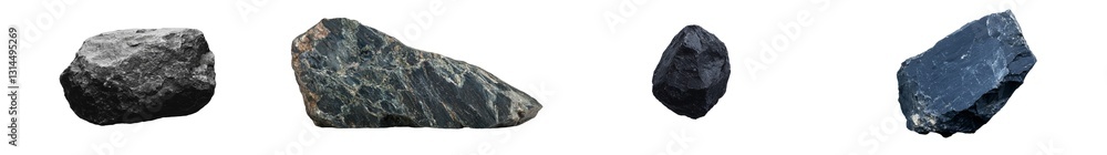 Poster gray slate is a rock type distinguished by smooth edges and a rough surface, showcasing its natural 