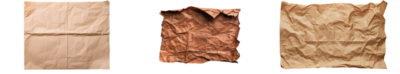 Obraz premium This vintage paper boasts an aged, wrinkled texture, complete with punched holes, a distressed surface, and natural folds, making it ideal for vintage-themed designs or creative backgrounds, all