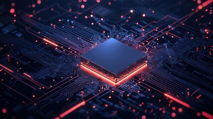 Quantum computing engineers testing a superconductor chip