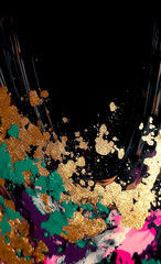Abstract colorful glittery background