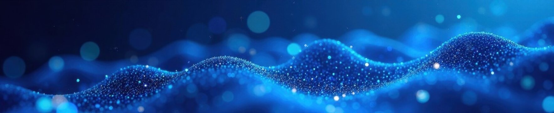 Stylized blue digital network mesh, futuristic style , code, abstract, cyber