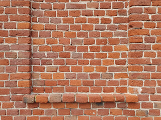 red brick wall background