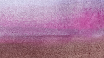 ピンク色のペイントで塗ったピンクの和紙、コピースペースのある水彩手描きの背景イラスト、コピースペースのある風景画