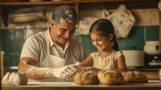 Joyful Brazilian Family Moments in a Warm Kitchen Atmosphere