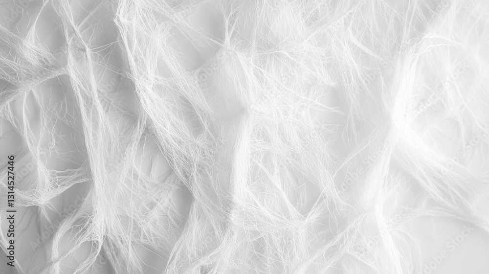 Aufkleber abstract texture of white threads weaving together on canvas surface