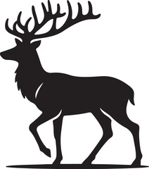 deer silhoutte vector