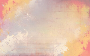 Abstract color  paint brush strokes on canvas texture. Painting background. Modern contemporary wall art illustration. Colorful  artwork for background. Grunge colorful background. 