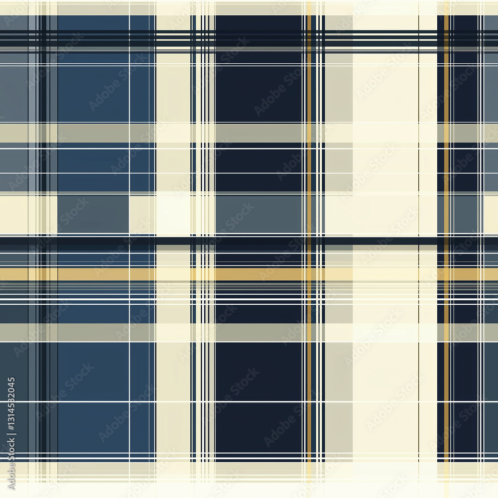 Poster dynamic tartan plaid fabric patterns in duotone design for textiles seamless texture modern home dec