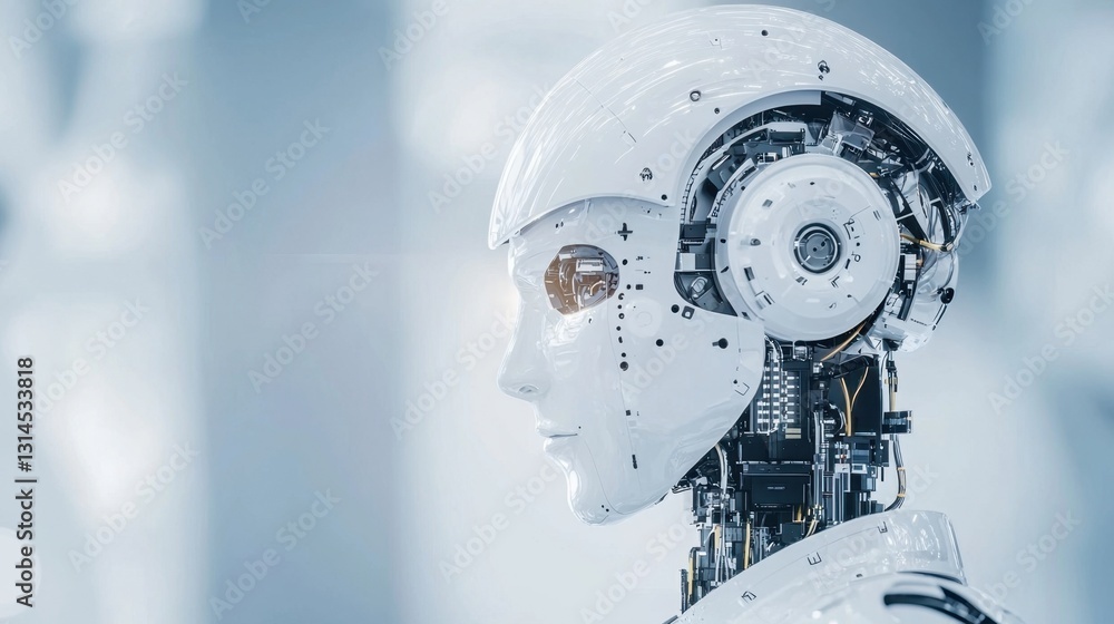 Poster ai-powered robots assisting engineers in construction work