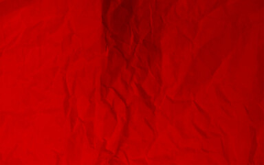 Red recycled craft paper texture as background.  Pattern rough art creased grunge letter. Hardboard with copy space for text.