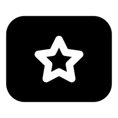 Member Point Glyph Icon. Vector Illustration. Symbol of Loyalty Rewards and Customer Benefits