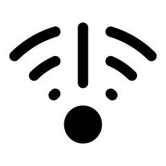 Play Queue Glyph Icon. Vector Illustration. Symbol of Playlist Order and Media Scheduling