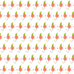Delicate Floral Harmony: A Soft and Elegant Pattern