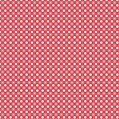 Intricate Red Geometric seamless pattern