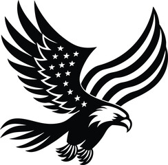 eagle with wings