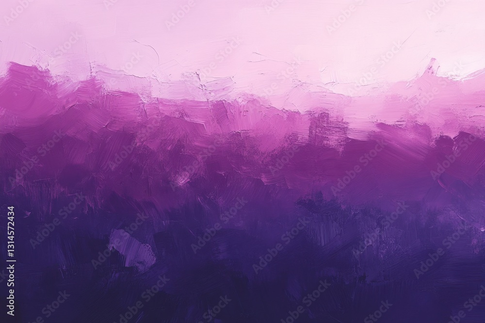 Poster abstract texture of purple and pink oil paint strokes creating a serene and modern background with a