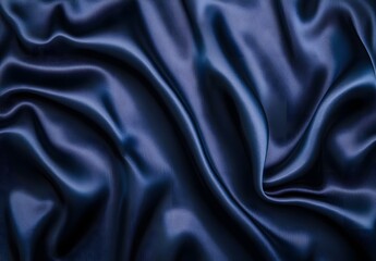 Fototapeta premium abstract view of a silky cloth with a blue color that exudes luxury and elegance