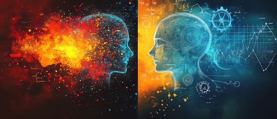 A powerful depiction of creative and analytical minds at work