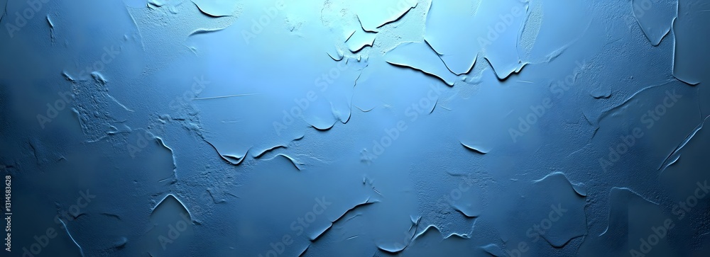 Poster an abstract blue textured wall with intricate patterns, showcasing artistic expression