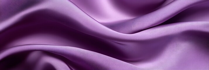 Obraz premium luxurious purple silk fabric draped in elegant folds, shimmering softly