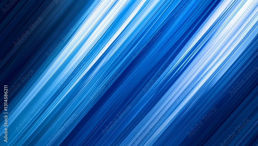 Poster dynamic abstract background in blue tones, evoking a sense of movement and energy. the lines create 