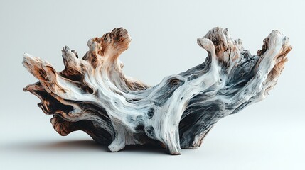 Abstract Driftwood Sculpture, Studio Shot