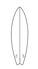surfing board sketch 