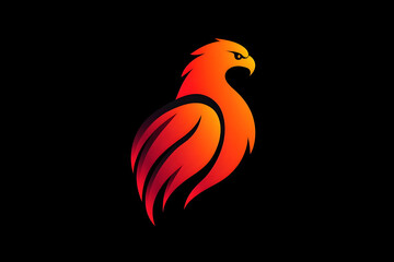 Fiery Eagle Design: Logo, Emblem, and Branding