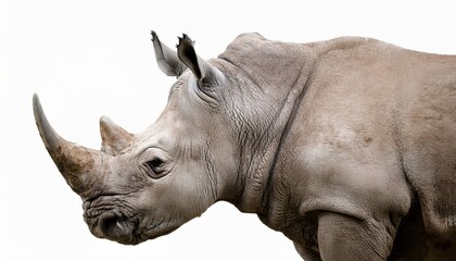 Fototapeta premium rhino isolated on white background