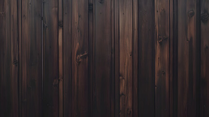 Obraz premium Dark brown wooden planks with a polished and refined texture UHD 4K Image