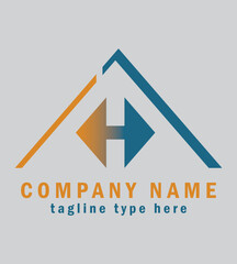 Construction and Real Estate company logo design
