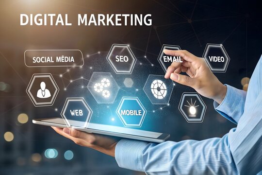 Digital Marketing Strategy Social Media SEO Email Mobile Web - Powered by Adobe
