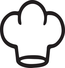 Chef Hat Outline Icon