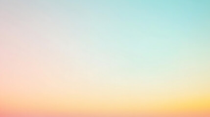 A colorful sky with a blue and green background