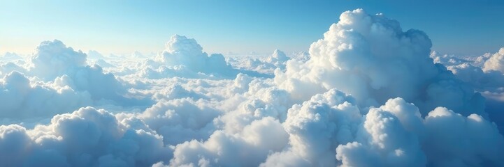 Majestic stratocumulus clouds with layered ridges, clouded, atmospheric, majestic