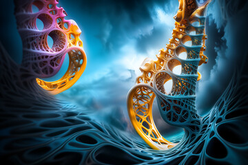 abstract fractal background