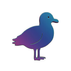 Isolated Cartoon Seagull