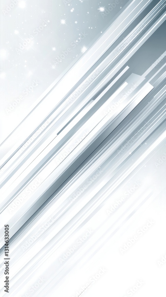 Canvas Prints abstract silver diagonal lines modern background with geometric shapes and bright light spots for fu