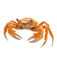 3D icon of Box crab isolated on transparency background