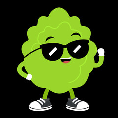 cartoon sheep with a big smile