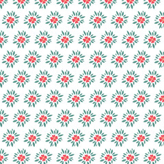 seamless pattern with flowers